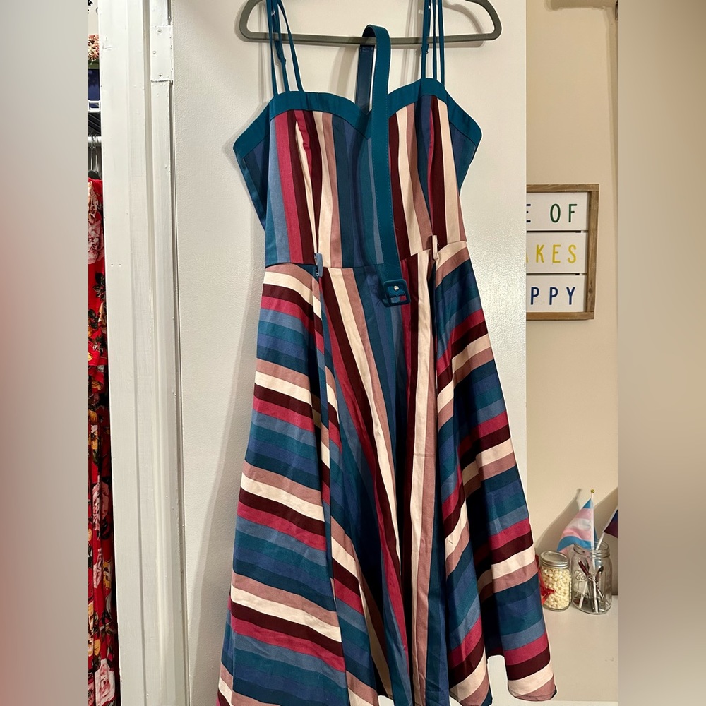 Stripe Collectif Dress